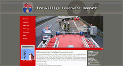 Desktop Screenshot of feuerwehroverath.de